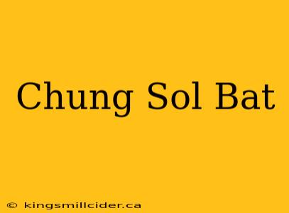 Chung Sol Bat