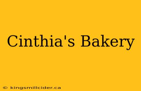 Cinthia's Bakery