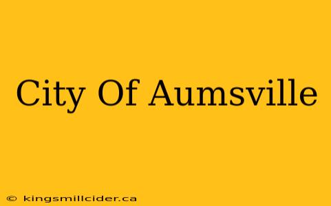 City Of Aumsville