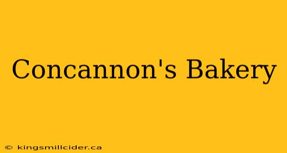 Concannon's Bakery