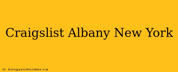 Craigslist Albany New York