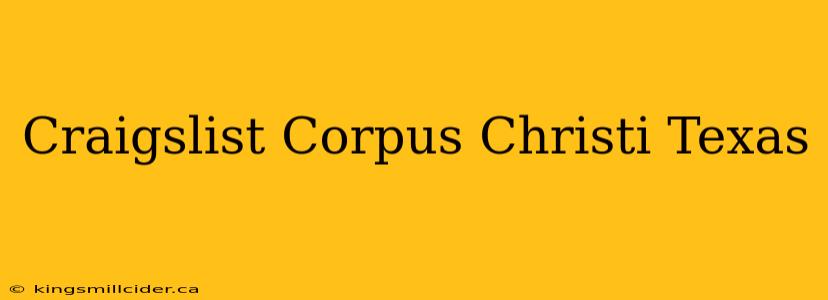 Craigslist Corpus Christi Texas