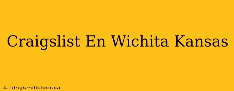 Craigslist En Wichita Kansas