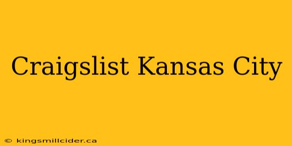 Craigslist Kansas City