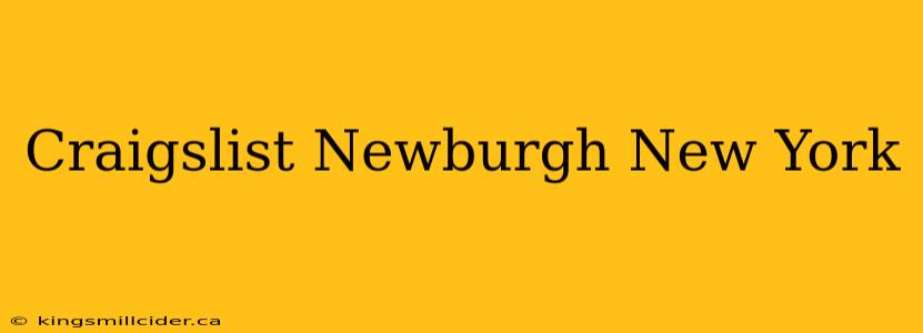 Craigslist Newburgh New York