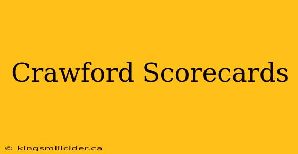 Crawford Scorecards