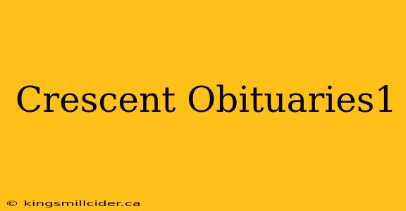 Crescent Obituaries1