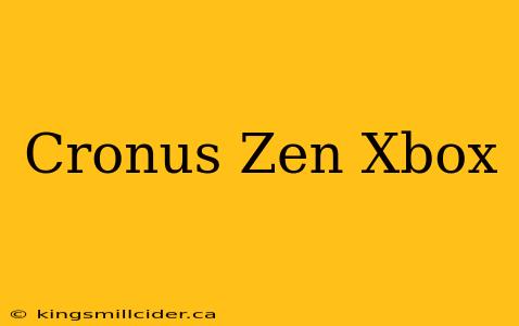 Cronus Zen Xbox