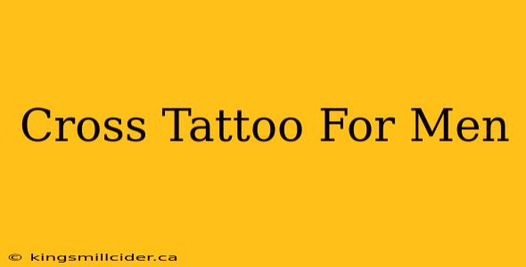 Cross Tattoo For Men