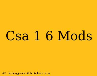 Csa 1 6 Mods