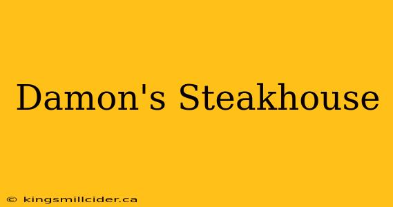 Damon's Steakhouse