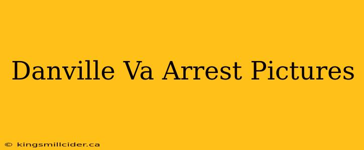 Danville Va Arrest Pictures