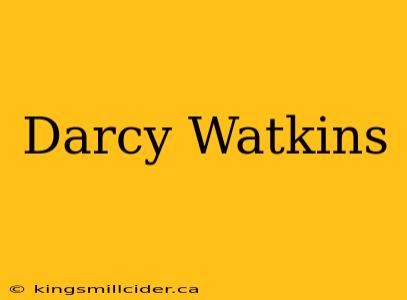 Darcy Watkins