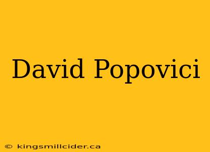 David Popovici