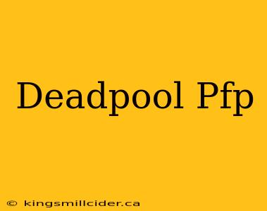 Deadpool Pfp