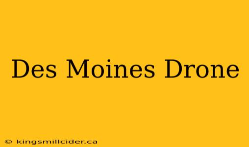 Des Moines Drone