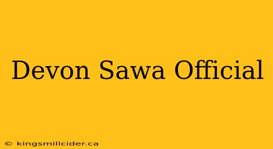 Devon Sawa Official