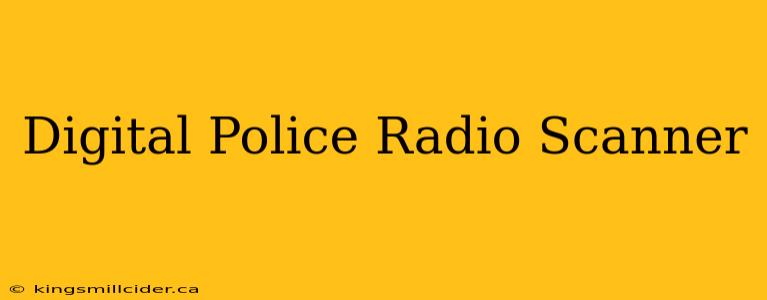 Digital Police Radio Scanner