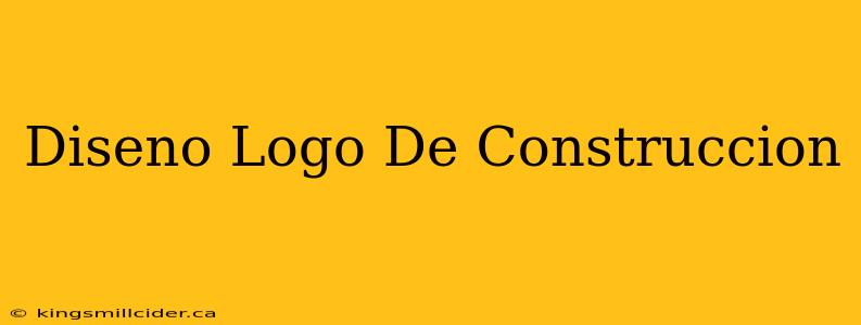 Diseno Logo De Construccion