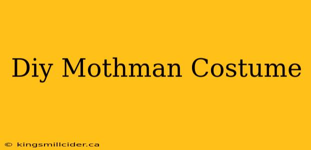 Diy Mothman Costume