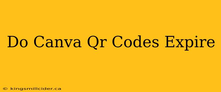 Do Canva Qr Codes Expire