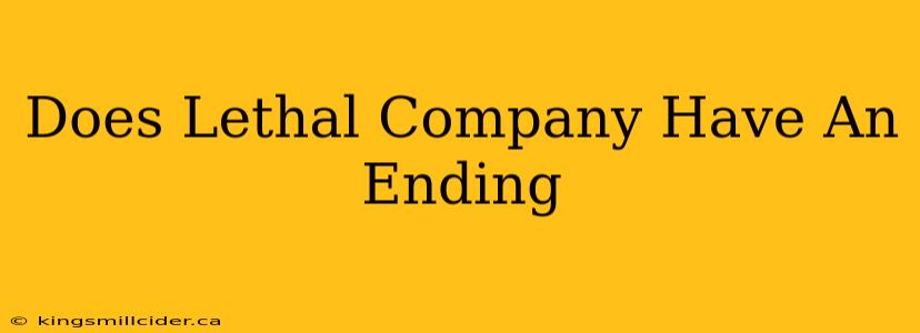 Does Lethal Company Have An Ending