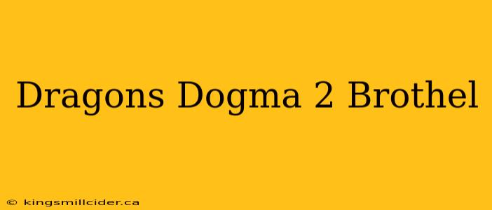 Dragons Dogma 2 Brothel