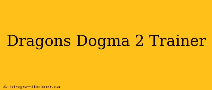 Dragons Dogma 2 Trainer