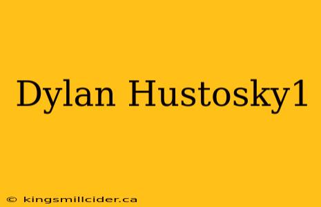 Dylan Hustosky1