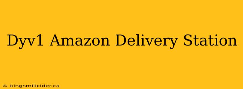 Dyv1 Amazon Delivery Station