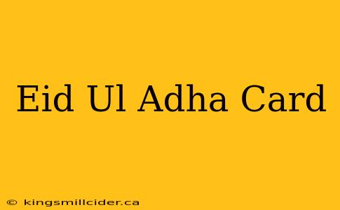 Eid Ul Adha Card