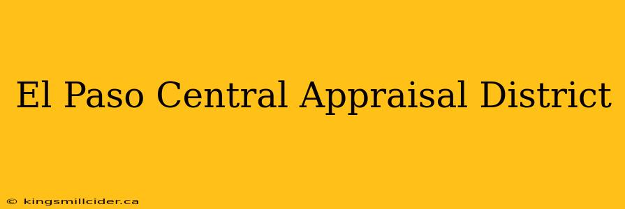 El Paso Central Appraisal District