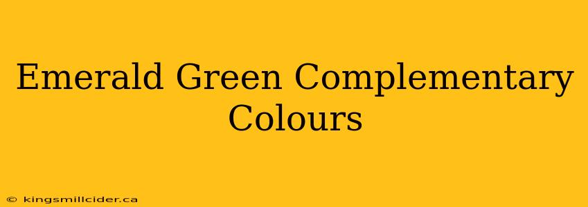 Emerald Green Complementary Colours