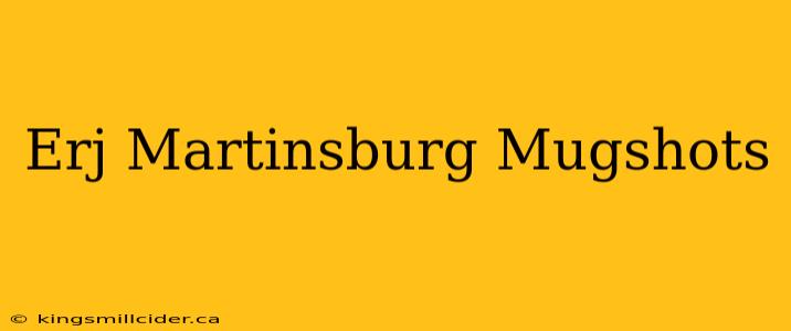 Erj Martinsburg Mugshots