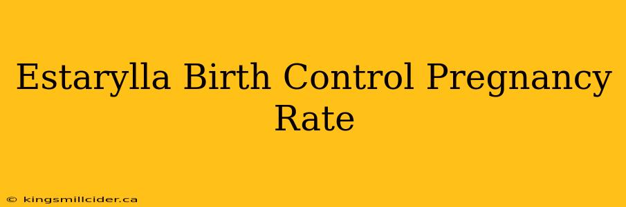 Estarylla Birth Control Pregnancy Rate