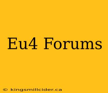 Eu4 Forums