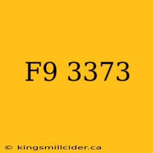 F9 3373