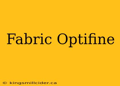 Fabric Optifine