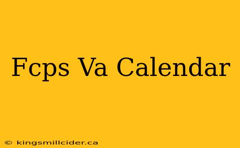 Fcps Va Calendar