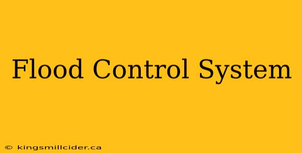 Flood Control System