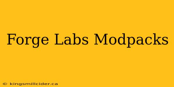 Forge Labs Modpacks