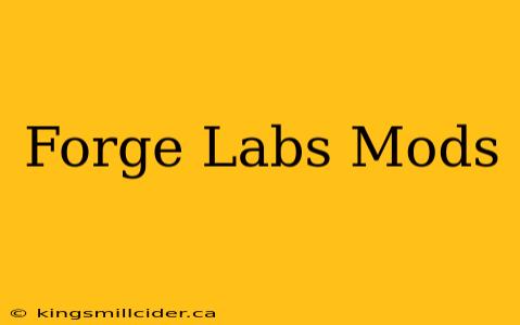 Forge Labs Mods