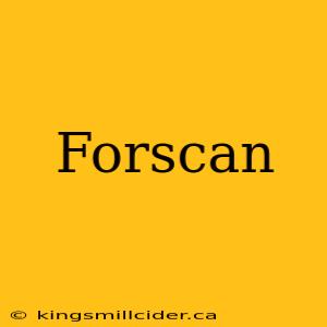 Forscan