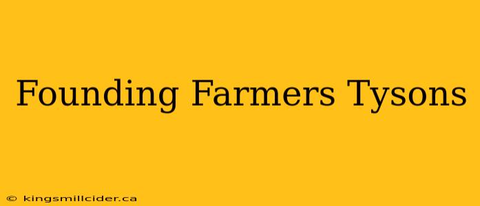 Founding Farmers Tysons