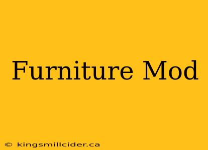 Furniture Mod