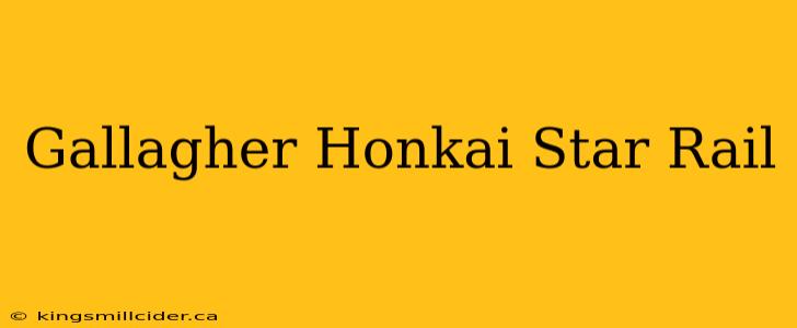 Gallagher Honkai Star Rail