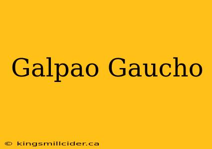 Galpao Gaucho