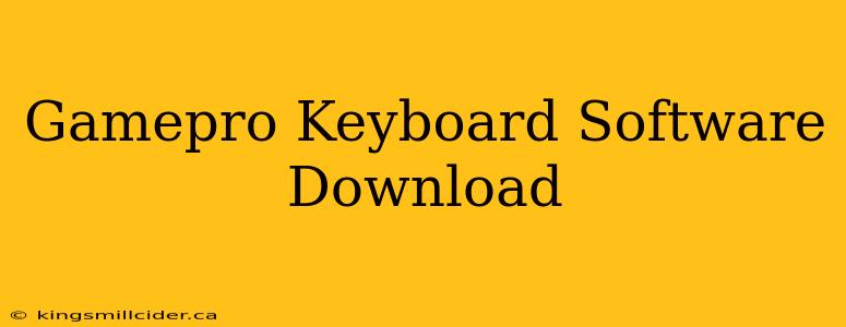 Gamepro Keyboard Software Download