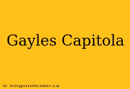 Gayles Capitola