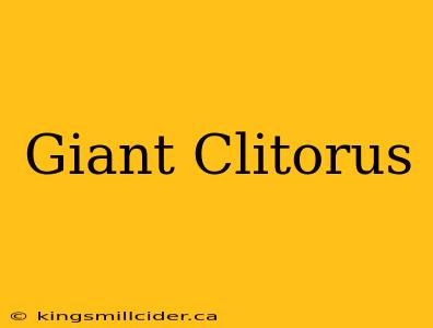 Giant Clitorus